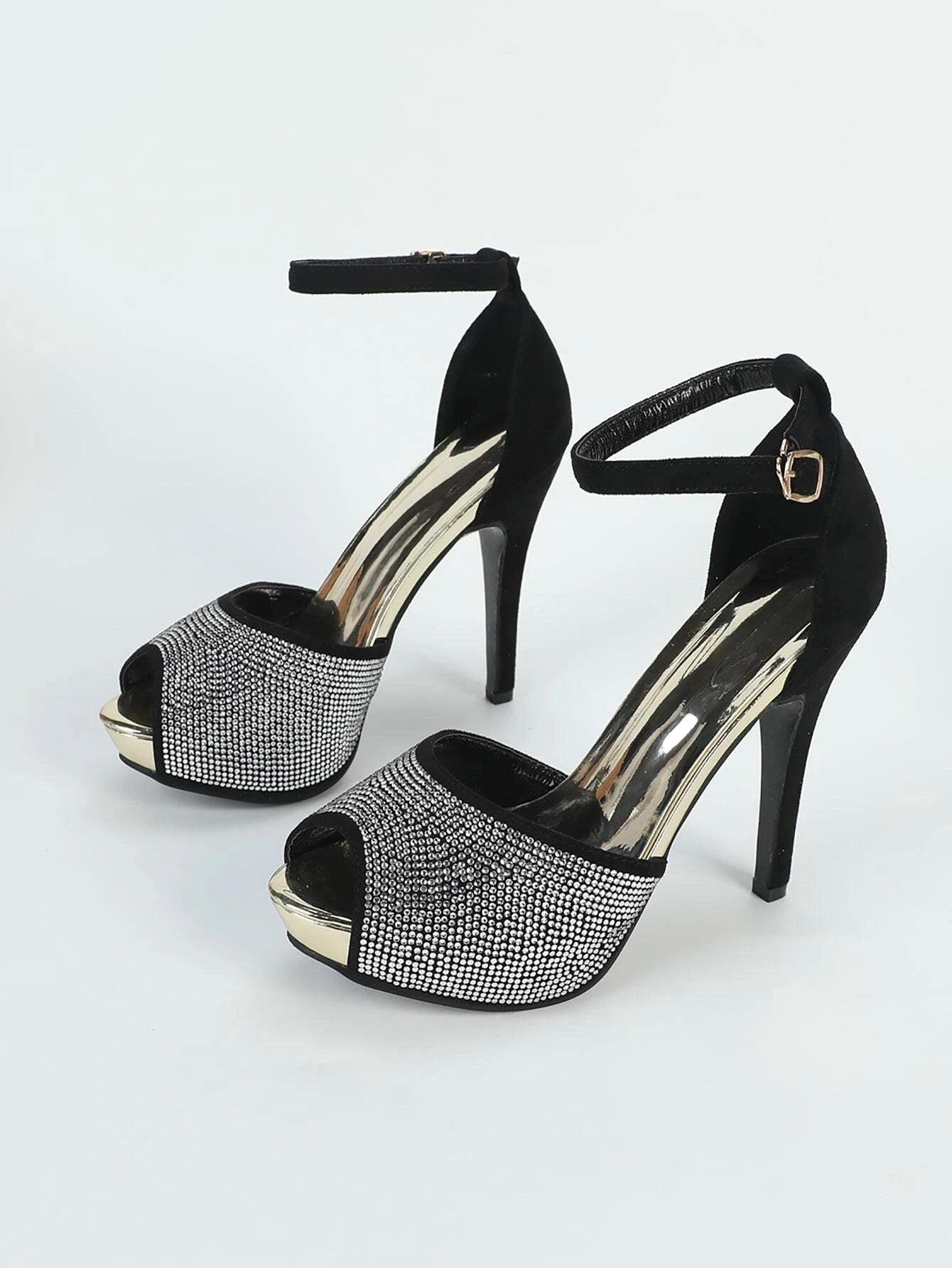 Platform Strass Heels