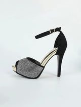 Platform Strass Heels