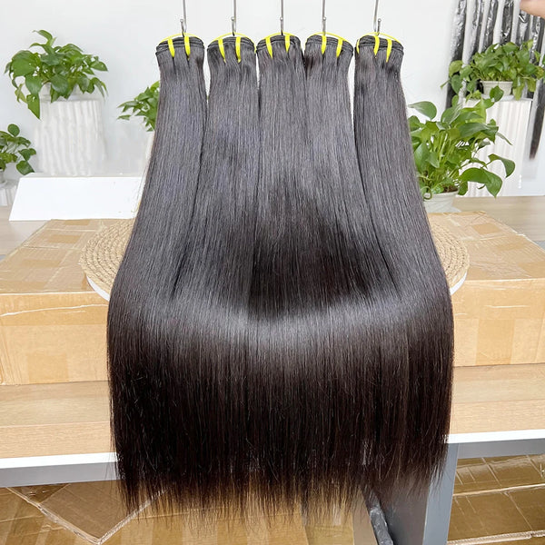 Double Weft Bone Straight Raw Vietnamese Hair
