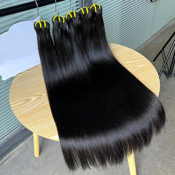 Double Weft Bone Straight Raw Vietnamese Hair