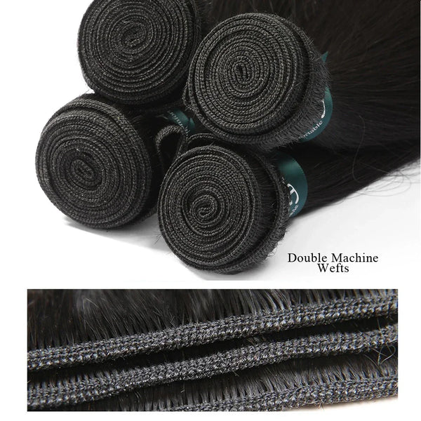 Double Weft Bodywave Raw Brazilian Hair