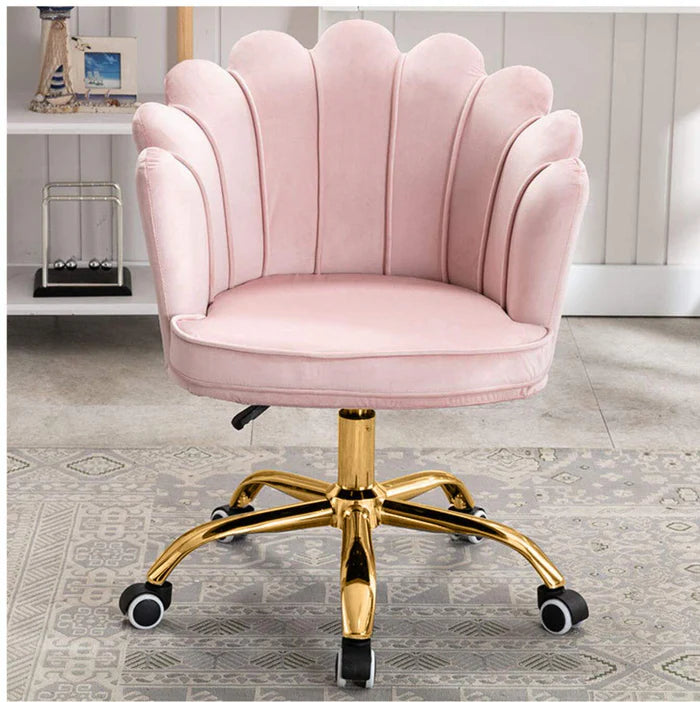 Velvet Schelp Bureaustoel