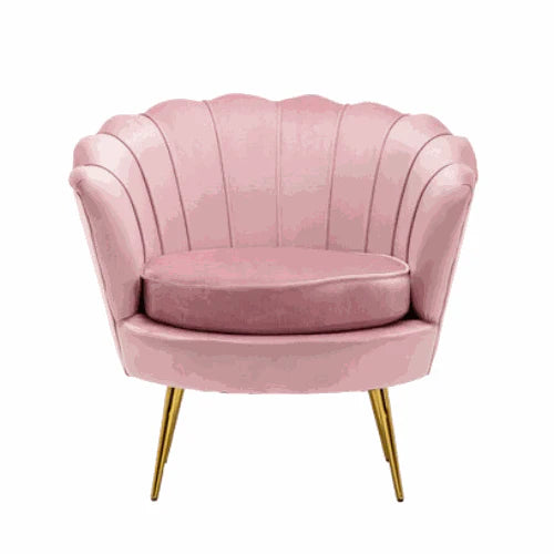 Velvet Schelp Fauteuil