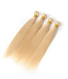Double Weft Blond Straight Raw Brazilian Hair