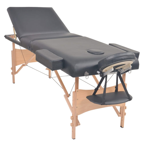 Inklapbare behandel/massagetafel