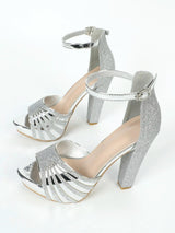 Platform Glitter Heels
