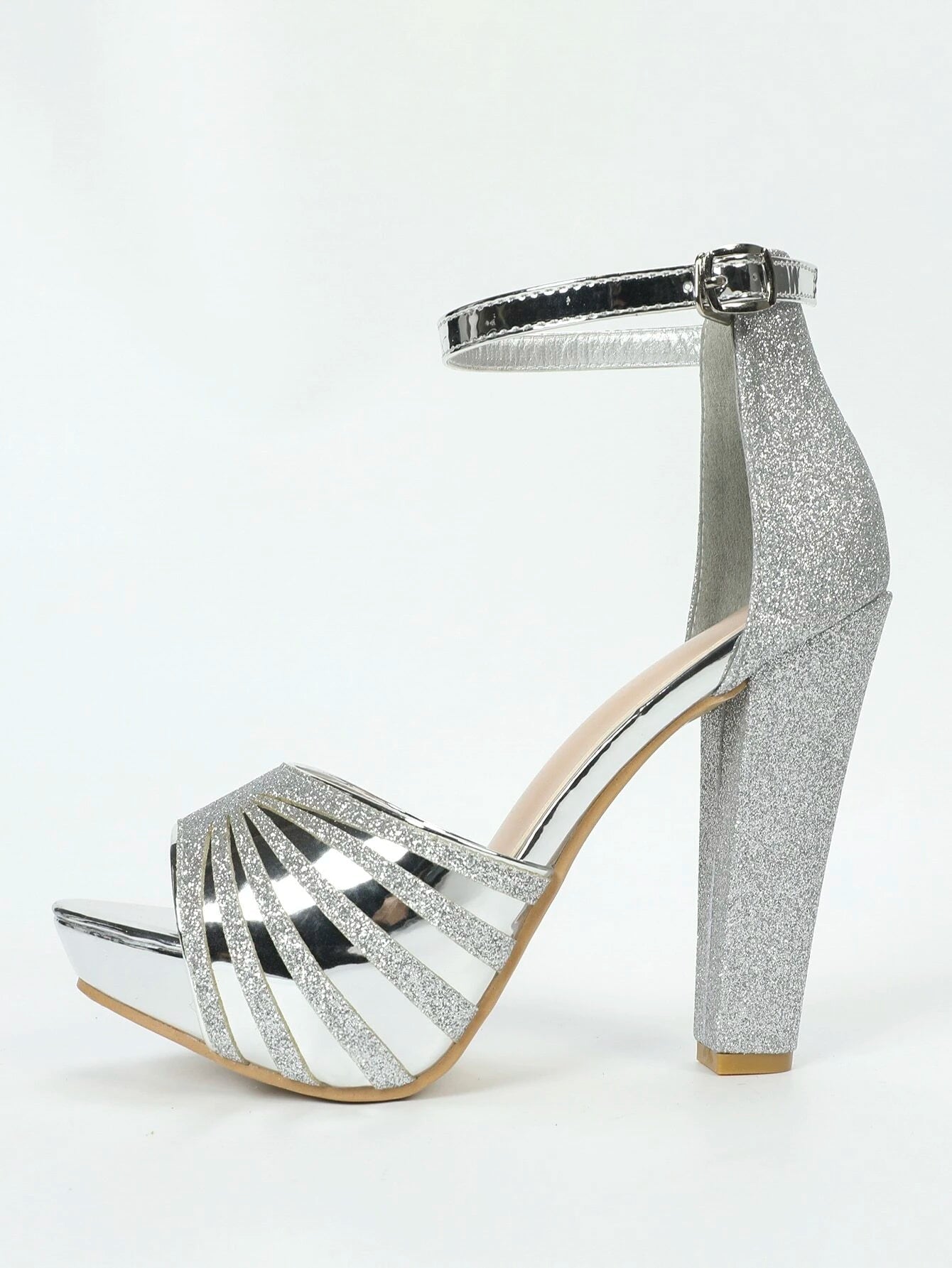 Platform Glitter Heels