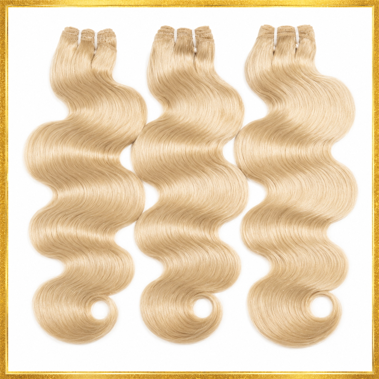 Raw Vietnamese Hair - Blonde Bodywave Double Weft