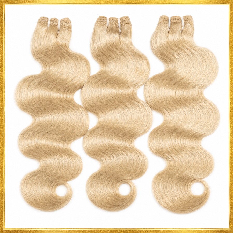 Raw Vietnamese Hair - Blonde Bodywave Double Weft