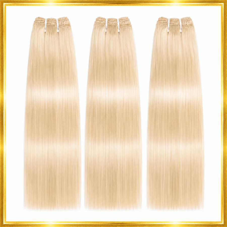 Raw Vietnamese Hair - Blonde Silky Straight Double Weft