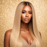 HD Lace Frontal 13x4 inch Blonde Silky Straight Wig