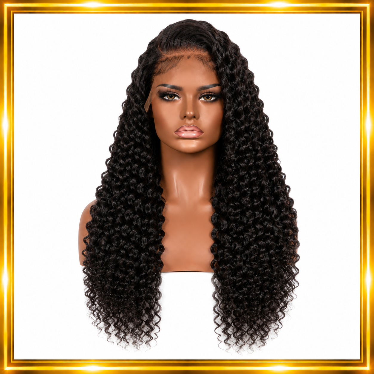 HD Lace Frontal 13x4 inch Jerry Curls Wig